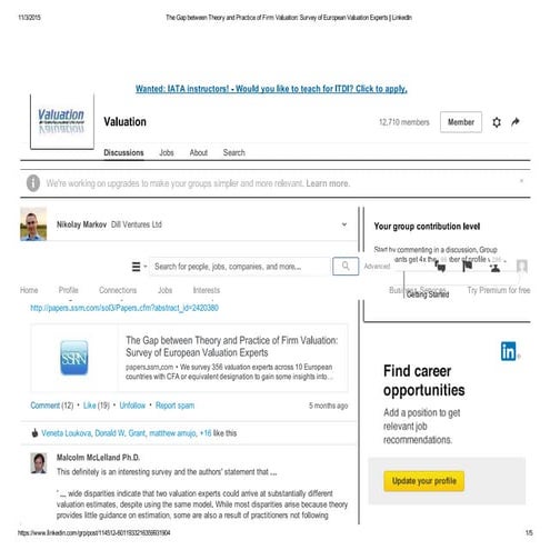 The gap between theory and practice of good