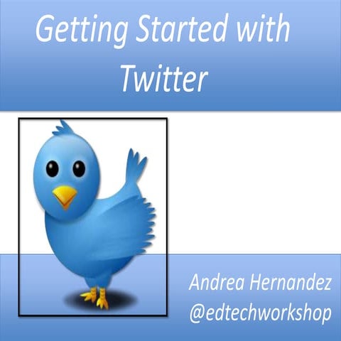 Getting Started with Twitter | PPT
