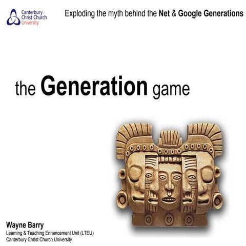 The Generation Game