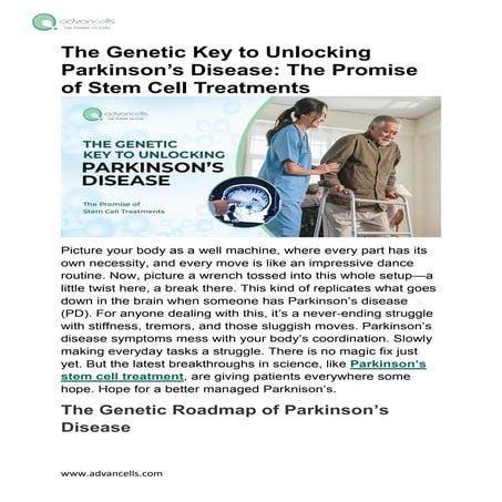 Hope for Parkinson’s: How Stem Cells Transform Treatment | PDF