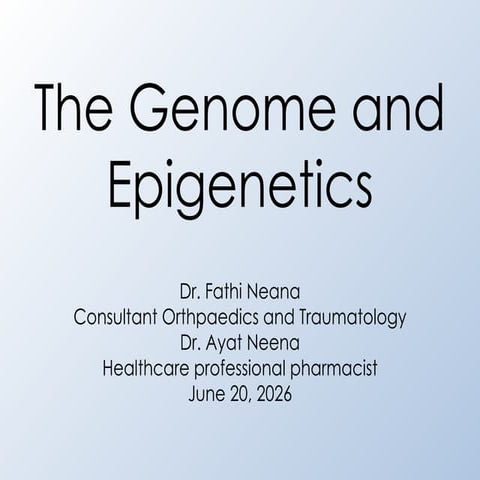 Epigenetics | PPTX