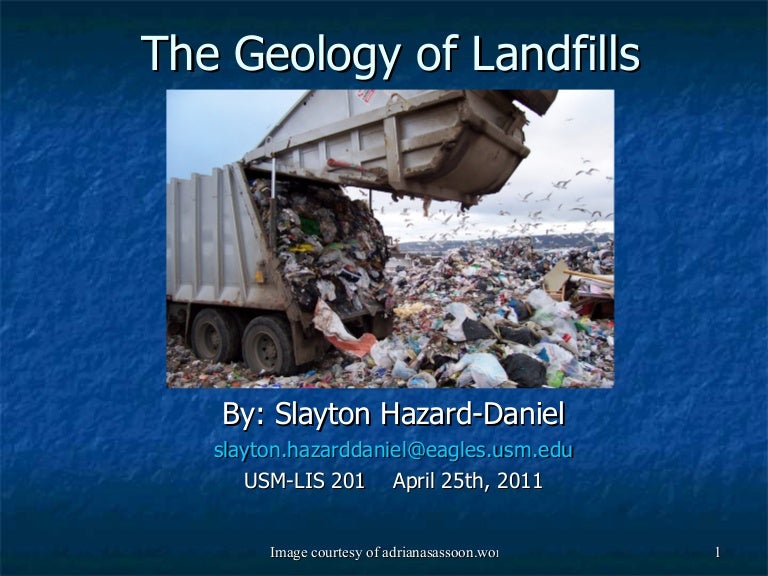 The Geology of Landfills