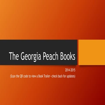 2014-2015 Georgia Peach Books