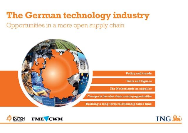 The German technology industry. Opp...