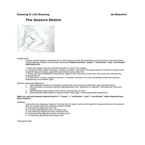 Life drawing intro pp | PPT