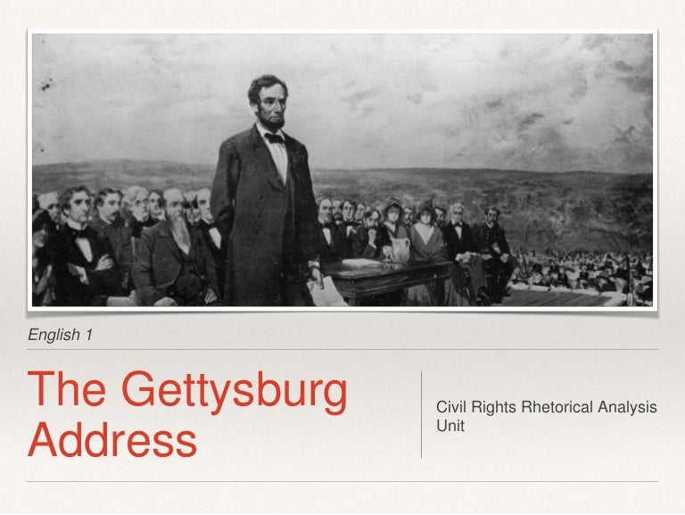 The gettysburg address