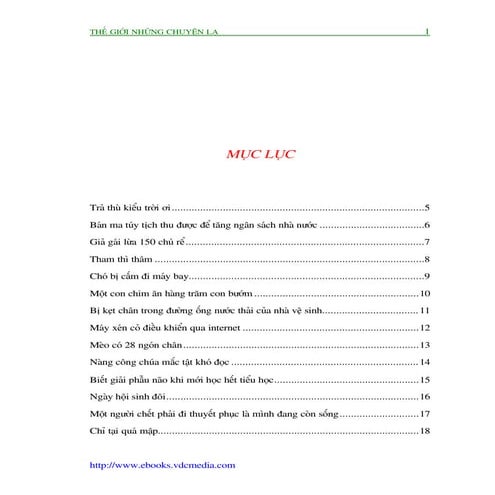 The gioi nhung chuyen la 3