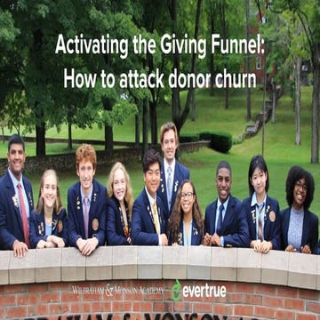 Activating the Giving Funnel with Wilbraham & Monson Academy