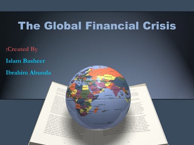 The Economic Crisis Infographics