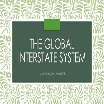 THE GLOBAL INTERSTATE SYSTEM (FINAL).pptx