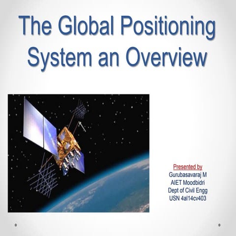 The global positioning system an overview