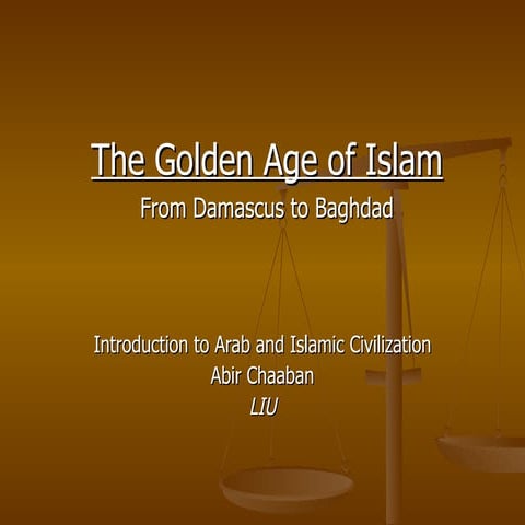 The golden age of islam