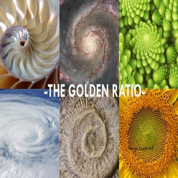 THE GOLDEN RATIO | PPTX