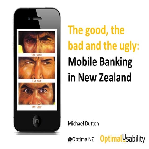 The good, bad, and the ugly.  Mobile banking in NZ.