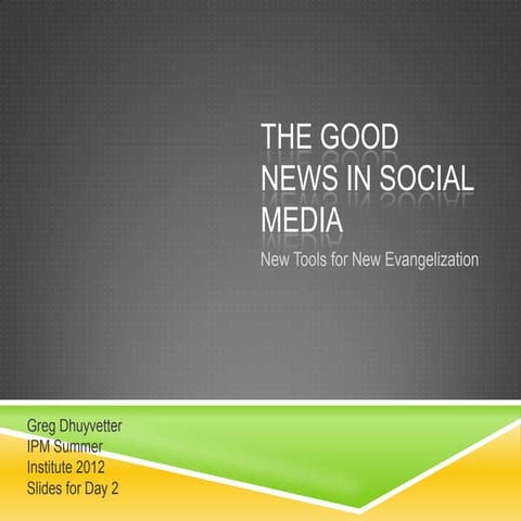 The good news in social media part 2
