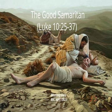 The good samaritan | PPT