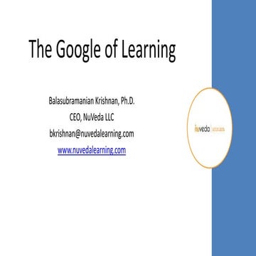 The Google of Learning