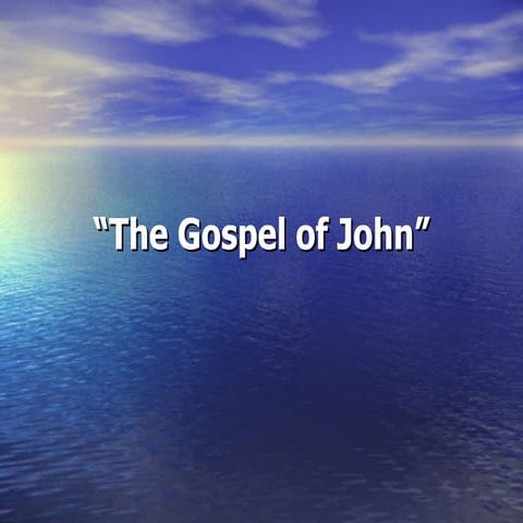 The Gospel Of John