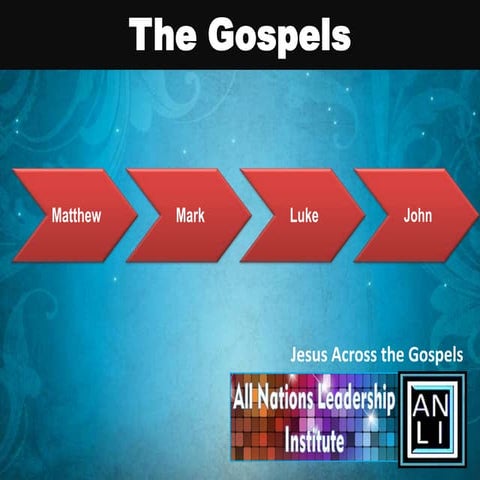 The Gospels (All Nations Leadership Institute)