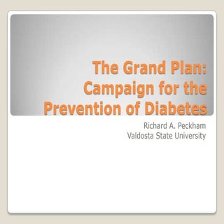 The grand plan campaign for the pre...