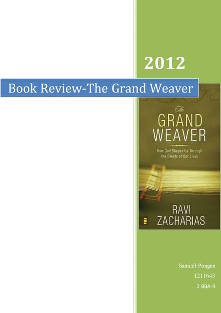 Book Review - The grand weaver