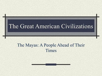 The great American civilizations: The mayas
