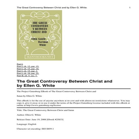 The Great Controversy