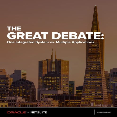 One integrated system vs multiple applications