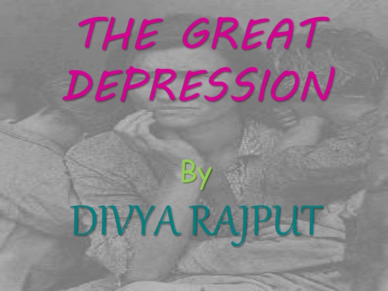 Who prospered in the great depression