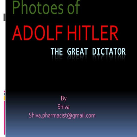 The great dictator