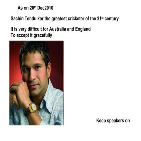 The Greatest Cricketer Of The 21st Century
