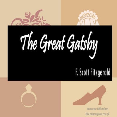 The Great Gatsby_Introduction Powerpoint Presentation