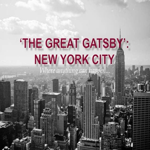 The great gatsby nyc
