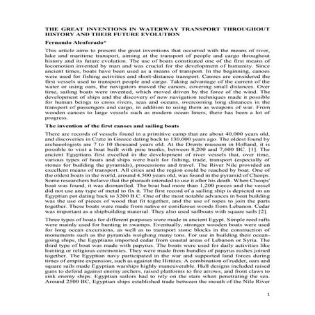 THE GREAT INVENTIONS IN WATERWAY TRANSPORT THROUGHOUT HISTORY AND THEIR FUTURE EVOLUTION.pdf