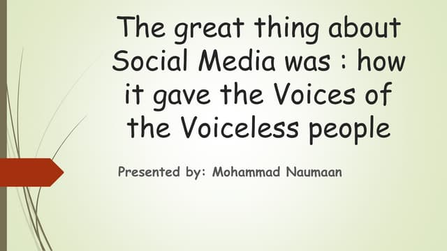 How Social Media Gives a Voice to the Voiceless in Indonesia
