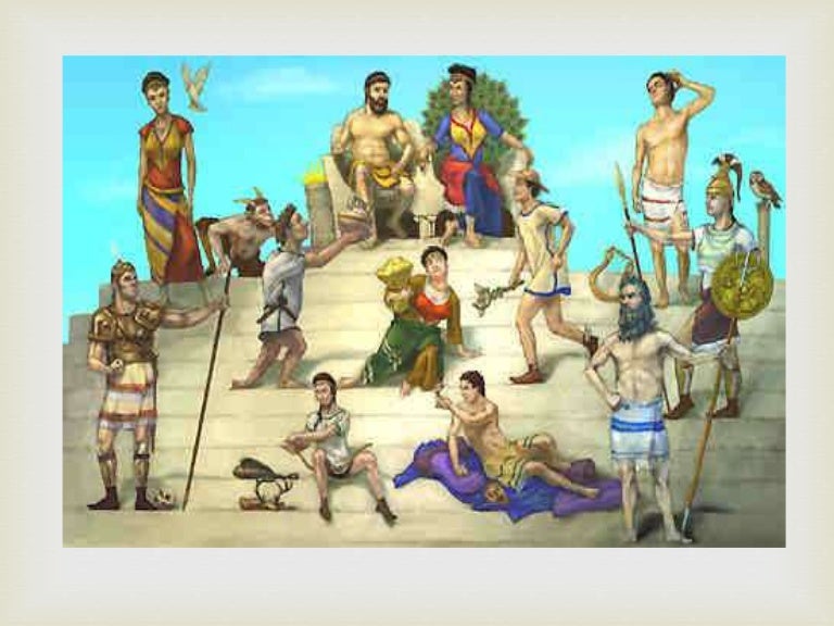 The greek gods and goddesses
