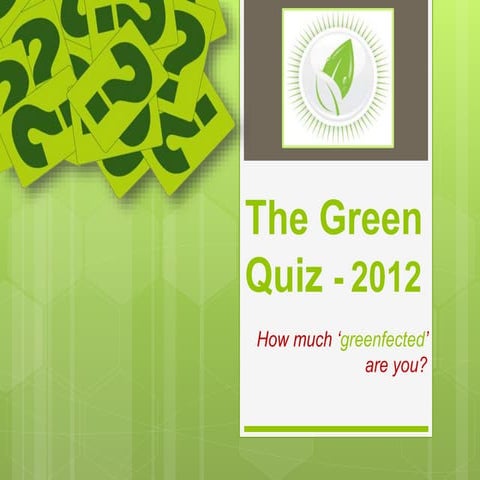 Green Quiz 2012