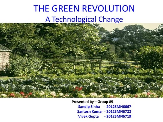 Green revolution India | PPTX