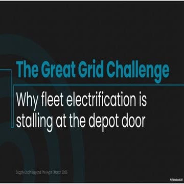 The Great Grid Challenge: Why Fleet Electrification is Stalling at the ...