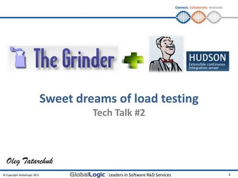 Sweet dreams of load testing 