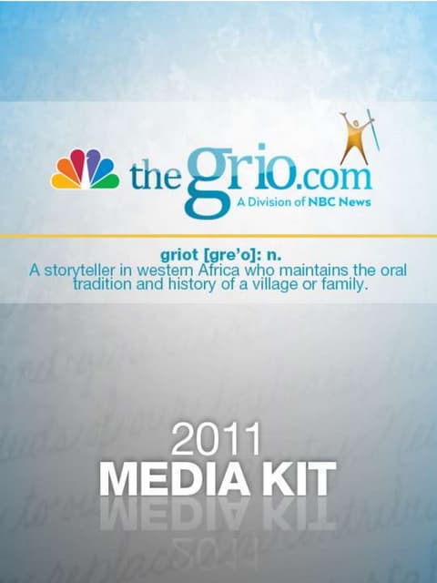 The grio 2011_media kit | PDF