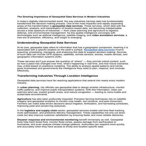The Growing Importance of Geospatial Data Services in Modern Industries.docx