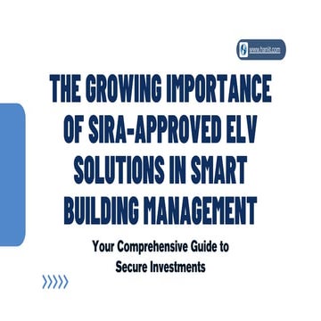 The Growing Importance of SIRA-Approved ELV Solutions in Smart Building Manag...