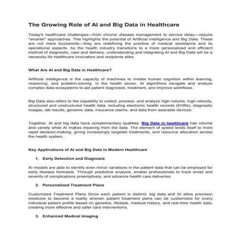 The Growing Role of AI and Big Data in Healthcare.pdf