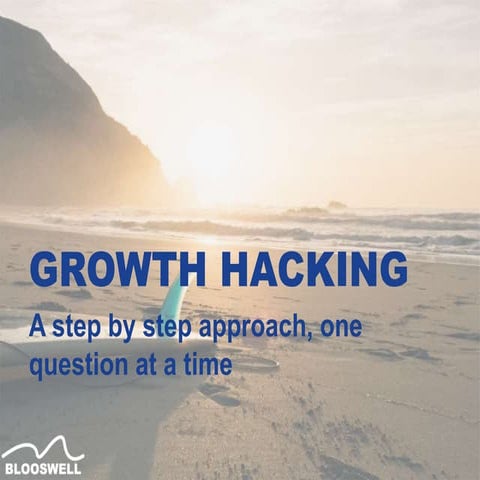 A growth hacking methodology by Blooswell