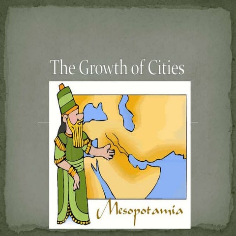 Growth of Cities