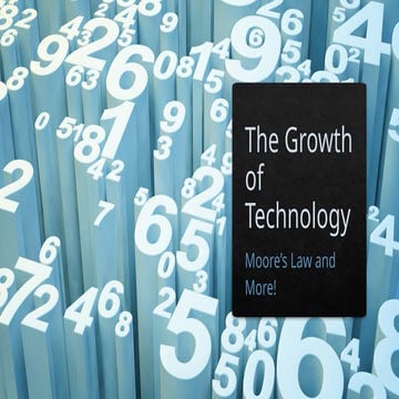 The growth of technology and linear and exponential growth