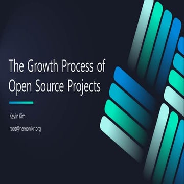 The growth process of open source projects