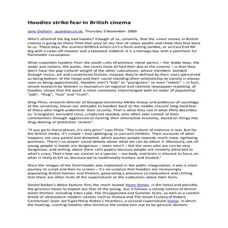 The guardian hoodies article