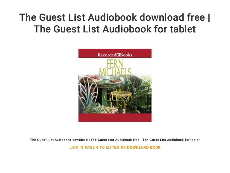The Guest List Audiobook download free The Guest List Audiobook for…